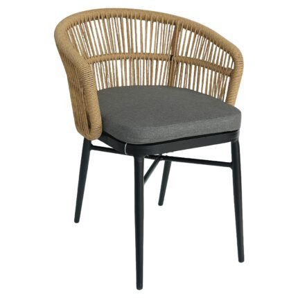 Βρες το Πολυθρόνα Κήπου ArteLibre ARUBA Μαύρο/Φυσικό Αλουμίνιο/Rattan 58x61x75cm σε μοναδική τιμή στο clickforshop.gr