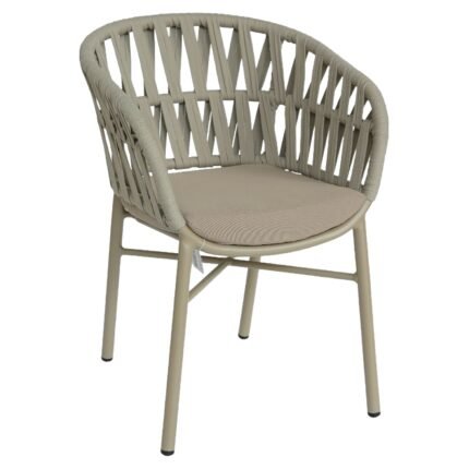 Βρες το Πολυθρόνα Κήπου ArteLibre LANGKAWI Μπεζ Αλουμίνιο/Rattan 57x56x78cm σε μοναδική τιμή στο clickforshop.gr