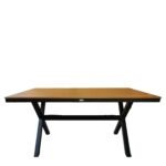 Βρες το Τραπέζι Κήπου ArteLibre COMINO Καρυδί/Ανθρακί Αλουμίνιο/Polywood 150x90x74cm σε μοναδική τιμή στο clickforshop.gr