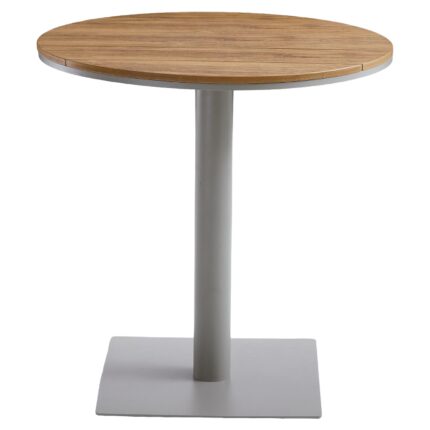 Βρες το Τραπέζι Κήπου ArteLibre TENERIFE Ανθρακί/Καρυδί Αλουμίνιο/Polywood Φ60x72cm σε μοναδική τιμή στο clickforshop.gr