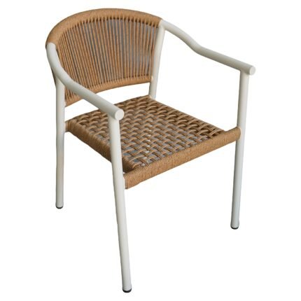 Βρες το Πολυθρόνα Κήπου ArteLibre KINOSSA Λευκό/Φυσικό RATTAN Αλουμίνιο/Rattan 54x59x76cm σε μοναδική τιμή στο clickforshop.gr