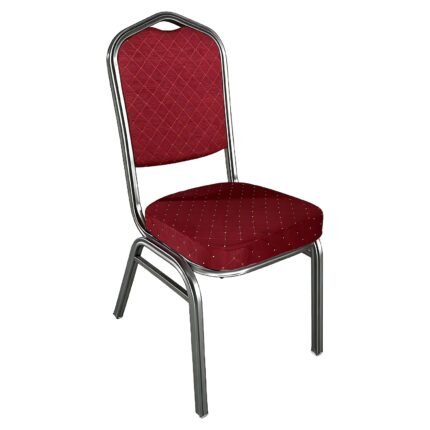 Βρες το Καρέκλα Catering ArteLibre AUREVIA Κόκκινο/Ασημί Ύφασμα/Μέταλλο 57x40x93cm σε μοναδική τιμή στο clickforshop.gr