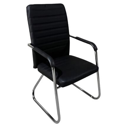 Βρες το Καρέκλα Επισκέπτη ArteLibre AERIX Μαύρο/Ασημί PU/Μέταλλο 54x60x96cm σε μοναδική τιμή στο clickforshop.gr