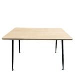 Βρες το Τραπέζι Τραπεζαρίας ArteLibre CROSSEN Φυσικό/Μαύρο MDF/Μέταλλο 120x70x75cm σε μοναδική τιμή στο clickforshop.gr