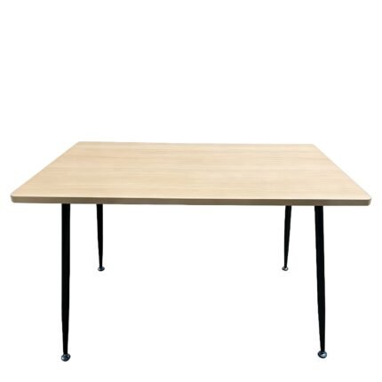 Βρες το Τραπέζι Τραπεζαρίας ArteLibre CROSSEN Φυσικό/Μαύρο MDF/Μέταλλο 120x70x75cm σε μοναδική τιμή στο clickforshop.gr