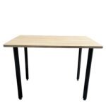 Βρες το Τραπέζι Τραπεζαρίας ArteLibre NORDEX Φυσικό/Μαύρο MDF/Μέταλλο 110x70x75cm σε μοναδική τιμή στο clickforshop.gr