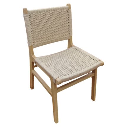 Βρες το Καρέκλα Επαγγελματική ArteLibre AURALIS Φυσικό Ξύλο/Σχοινί 50x60x86cm σε μοναδική τιμή στο clickforshop.gr