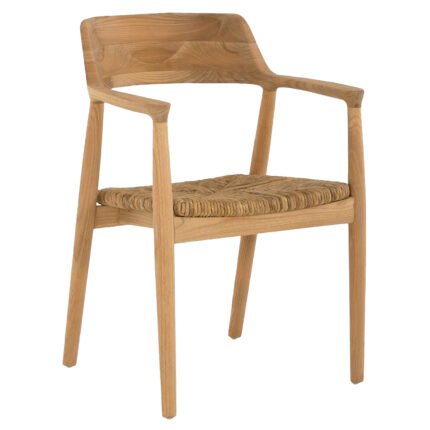 Βρες το Καρέκλα Επαγγελματική ArteLibre QUERCUS Φυσικό Ξύλο/Σχοινί 53x57x78cm σε μοναδική τιμή στο clickforshop.gr