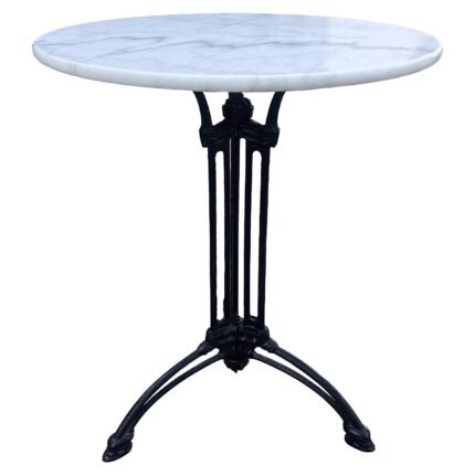 Βρες το Τραπέζι Κήπου ArteLibre FERRALIS Λευκό/Μαύρο Μάρμαρο/Μέταλλο Φ60x71cm σε μοναδική τιμή στο clickforshop.gr