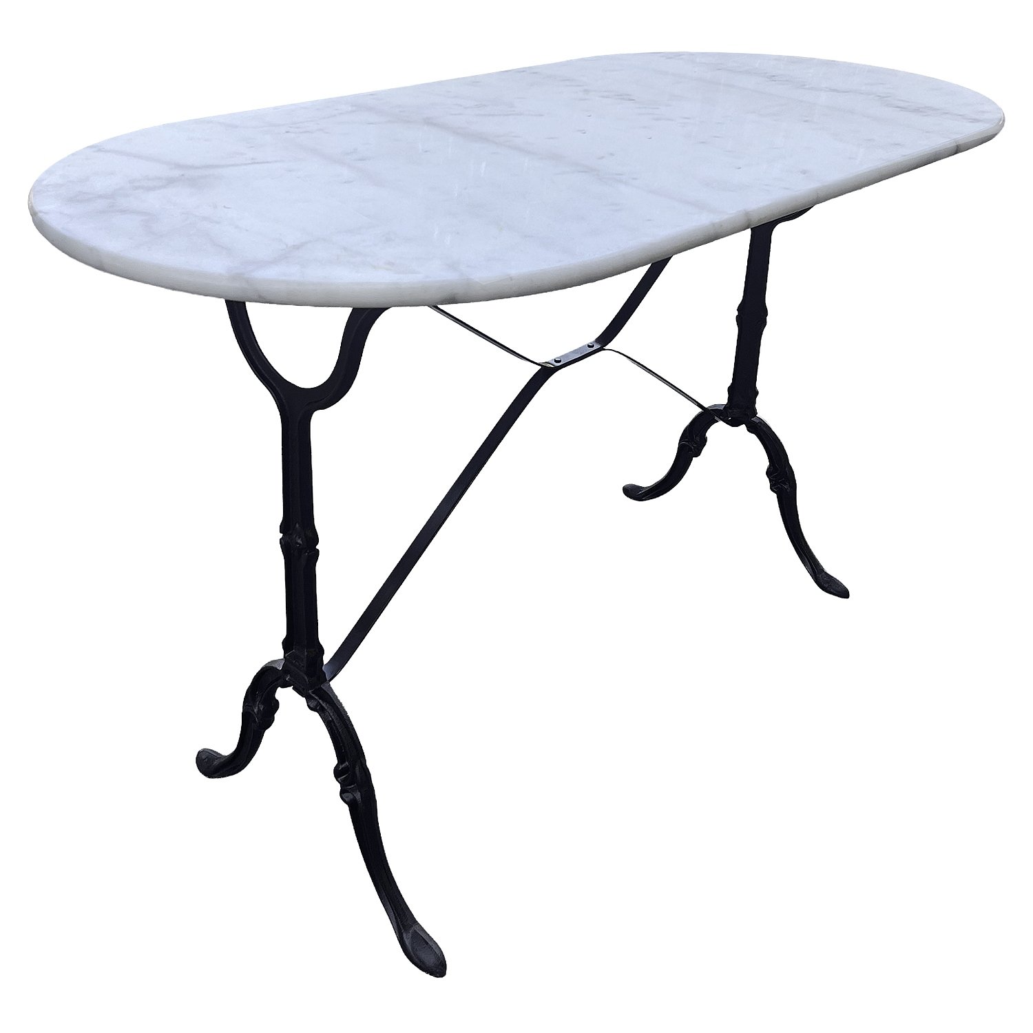 Τραπέζι Κήπου ArteLibre OVALIS Λευκό/Μαύρο Μάρμαρο/Μέταλλο 120x60x71cm Βρες το Τραπέζι Κήπου ArteLibre OVALIS Λευκό/Μαύρο Μάρμαρο/Μέταλλο 120x60x71cm σε μοναδική τιμή στο clickforshop.gr