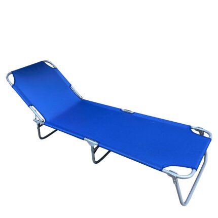 Βρες το Ξαπλώστρα Παραλίας ArteLibre BRINA Μπλε/Ασημί Αλουμίνιο/Textilene 190x59x26cm σε μοναδική τιμή στο clickforshop.gr