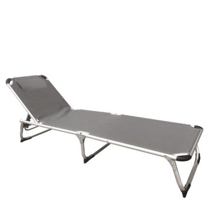 Βρες το Ξαπλώστρα Παραλίας ArteLibre RENOA Γκρι/Ασημί Αλουμίνιο/Textilene 188x58x28/80cm σε μοναδική τιμή στο clickforshop.gr