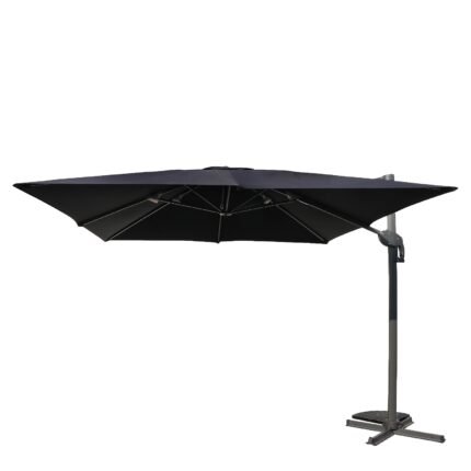 Βρες το Ομπρέλα Κήπου ArteLibre VALENA Μαύρο/Γκρι Αλουμίνιο/Polyester Φ3x3m σε μοναδική τιμή στο clickforshop.gr