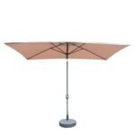 Βρες το Ομπρέλα Κήπου ArteLibre ARONA Μόκα/Ανθρακί Αλουμίνιο/Polyester 3x2x2.53m σε μοναδική τιμή στο clickforshop.gr