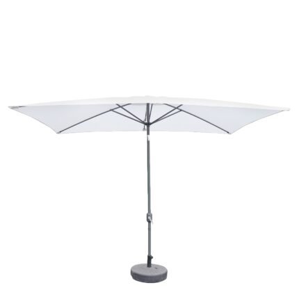 Βρες το Ομπρέλα Κήπου ArteLibre ARONA Λευκό/Ανθρακί Αλουμίνιο/Polyester 3x2x2.53m σε μοναδική τιμή στο clickforshop.gr