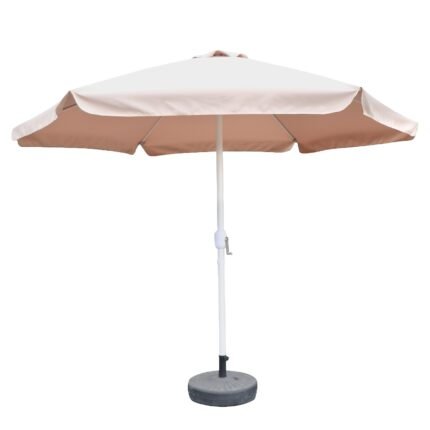 Βρες το Ομπρέλα Κήπου ArteLibre RENOVA Μόκα/Λευκό Μέταλλο/Polyester Φ3x2.5m σε μοναδική τιμή στο clickforshop.gr