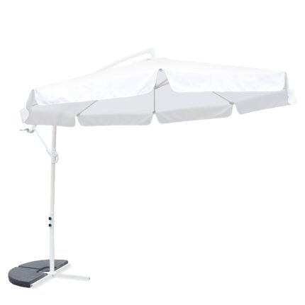 Βρες το Ομπρέλα Κήπου ArteLibre NORVIA Λευκό/Εκρού Μέταλλο/Polyester Φ3m σε μοναδική τιμή στο clickforshop.gr