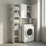 Βρες το Έπιπλο πλυντηρίου Make Megapap χρώμα λευκό 96x20x180εκ. σε μοναδική τιμή στο clickforshop.gr