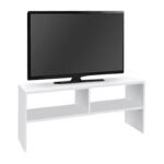 Έπιπλο τηλεόρασης Beirut Megapap χρώμα λευκό 80x30x40εκ. - Image 2