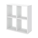 Βιβλιοθήκη Cube Megapap χρώμα λευκό 60x20x60εκ. - Image 2