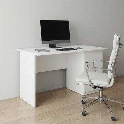 Βρες το Γραφείο εργασίας με κλειδαριά Moto Megapap χρώμα λευκό 110x60x75εκ. σε μοναδική τιμή στο clickforshop.gr