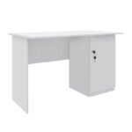 Γραφείο εργασίας με κλειδαριά Moto Megapap χρώμα λευκό 110x60x75εκ. - Image 4