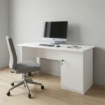 Βρες το Γραφείο εργασίας με κλειδαριά Moto Megapap χρώμα λευκό 150x80x75εκ. σε μοναδική τιμή στο clickforshop.gr