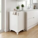 Ντουλάπι με κλειδαριά Rene Megapap χρώμα λευκό 29x29x68εκ. - Image 3