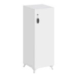 Ντουλάπι με κλειδαριά Zehra Megapap χρώμα λευκό 30x32x108εκ. - Image 4