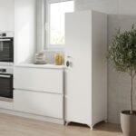 Ντουλάπι με κλειδαριά Zehra Megapap χρώμα λευκό 30x32x168εκ. - Image 3