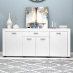 Μπουφές Joseph Megapap χρώμα λευκό 177x40x76εκ. - Image 4