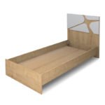 Κρεβάτι Bergamo Megapap χρώμα φυσικό οξιάς 100x200εκ. - Image 3