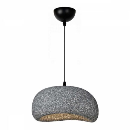 Βρες το Φωτιστικό οροφής Riven Megapap E27 polyester μονόφωτο χρώμα γκρι Ø35x80εκ. σε μοναδική τιμή στο clickforshop.gr