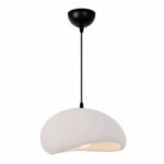 Βρες το Φωτιστικό οροφής Riven Megapap E27 polyester μονόφωτο χρώμα κρεμ Ø35x80εκ. σε μοναδική τιμή στο clickforshop.gr