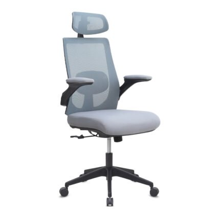 Βρες το Καρέκλα γραφείου διευθυντική Belora Megapap με ύφασμα Mesh χρώμα γκρι 63