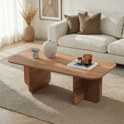 Βρες το Τραπεζάκι σαλονιού Becaj Megapap χρώμα atlantic pine 120x60x41