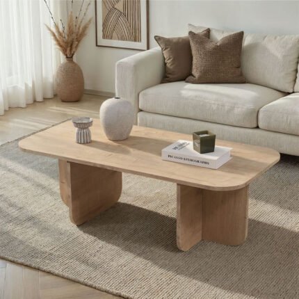 Βρες το Τραπεζάκι σαλονιού Becaj Megapap χρώμα sapphire oak 120x60x41