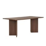 Τραπέζι Linza Megapap χρώμα καρυδί 180x90x75εκ. - Image 4