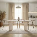 Τραπέζι Linza Megapap χρώμα travertine 180x90x75εκ. - Image 2