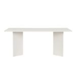 Τραπέζι Linza Megapap χρώμα λευκό 180x90x75εκ. - Image 5