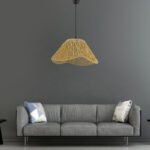 Βρες το Φωτιστικό οροφής Sukne Megapap E27 γιούτα μονόφωτο χρώμα camel Ø35x60εκ. σε μοναδική τιμή στο clickforshop.gr