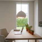 Φωτιστικό οροφής Lora Megapap E27 fiberglass μονόφωτο χρώμα λευκό 32x28x120εκ. - Image 3