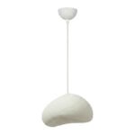 Φωτιστικό οροφής Loval Megapap E27 fiberglass μονόφωτο χρώμα λευκό 32x27x120εκ. - Image 4