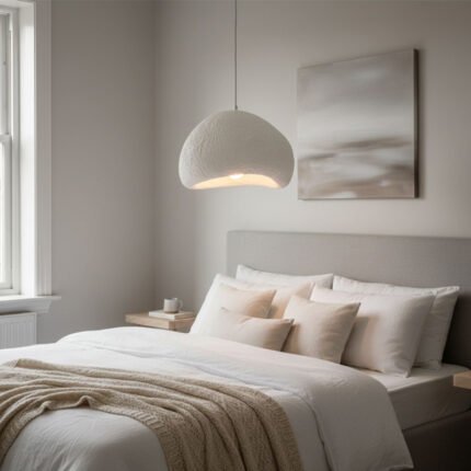 Βρες το Φωτιστικό οροφής Nua Megapap E27 fiberglass μονόφωτο χρώμα λευκό 40x38x120εκ. σε μοναδική τιμή στο clickforshop.gr