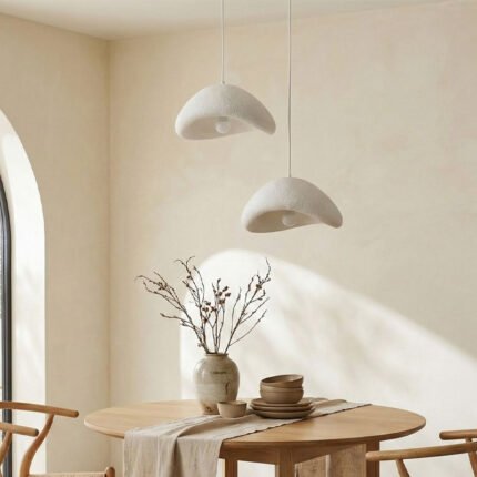 Βρες το Φωτιστικό οροφής Luna Megapap E27 fiberglass δίφωτο χρώμα λευκό Ø74x115εκ. σε μοναδική τιμή στο clickforshop.gr