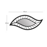 Διακοσμητικό τοίχου Veno Μegapap με plexiglass 65x10x29εκ. - Image 3