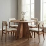Τραπέζι Virela Megapap χρώμα atlantic pine Ø120x75εκ. - Image 3