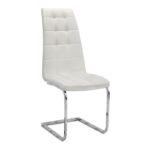 Σετ τραπεζαρία 5τμχ Darlen - Vela Megapap χρώμα λευκό 125x72x74εκ. - Image 2