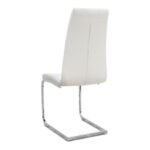Σετ τραπεζαρία 5τμχ Darlen - Vela Megapap χρώμα λευκό 125x72x74εκ. - Image 3