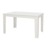 Σετ τραπεζαρία 5τμχ Darlen - Bianca Megapap χρώμα λευκό - γκρι 125x72x74εκ. - Image 4